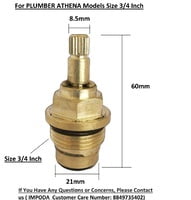 Plumber Athena Type Size 3/4"/PE-1048