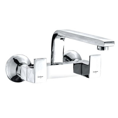 Wall Mixer Sink with Swinging Casted Spout (with connecting legs & Wall flanges) PARTCODE PE-S9931