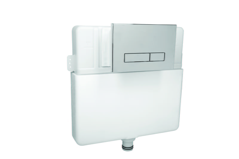 CONCEALED TANK WITH PUSH PLATE  WITHOUT FRAME 80MM PECON01