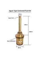 1086 JAQUAR TYPE CONTI. FLUSH CERAMIC	35x1.5"