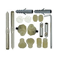 L AND KEY FIXING CLOSET WITH SS  Rack-Bolt-Set-for-Blind-Installation