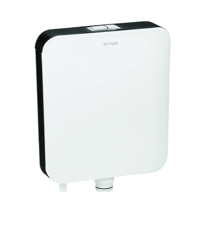 PVC FLUSH TANK CISTERN WHITE AND BLACK DUAL FLUSH TANK PEFLUSHJ0022