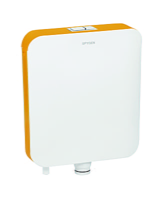 PVC FLUSH TANK CISTERN WHITE AND YELLOW DUAL FLUSH TANK PEFLUSHJ0023