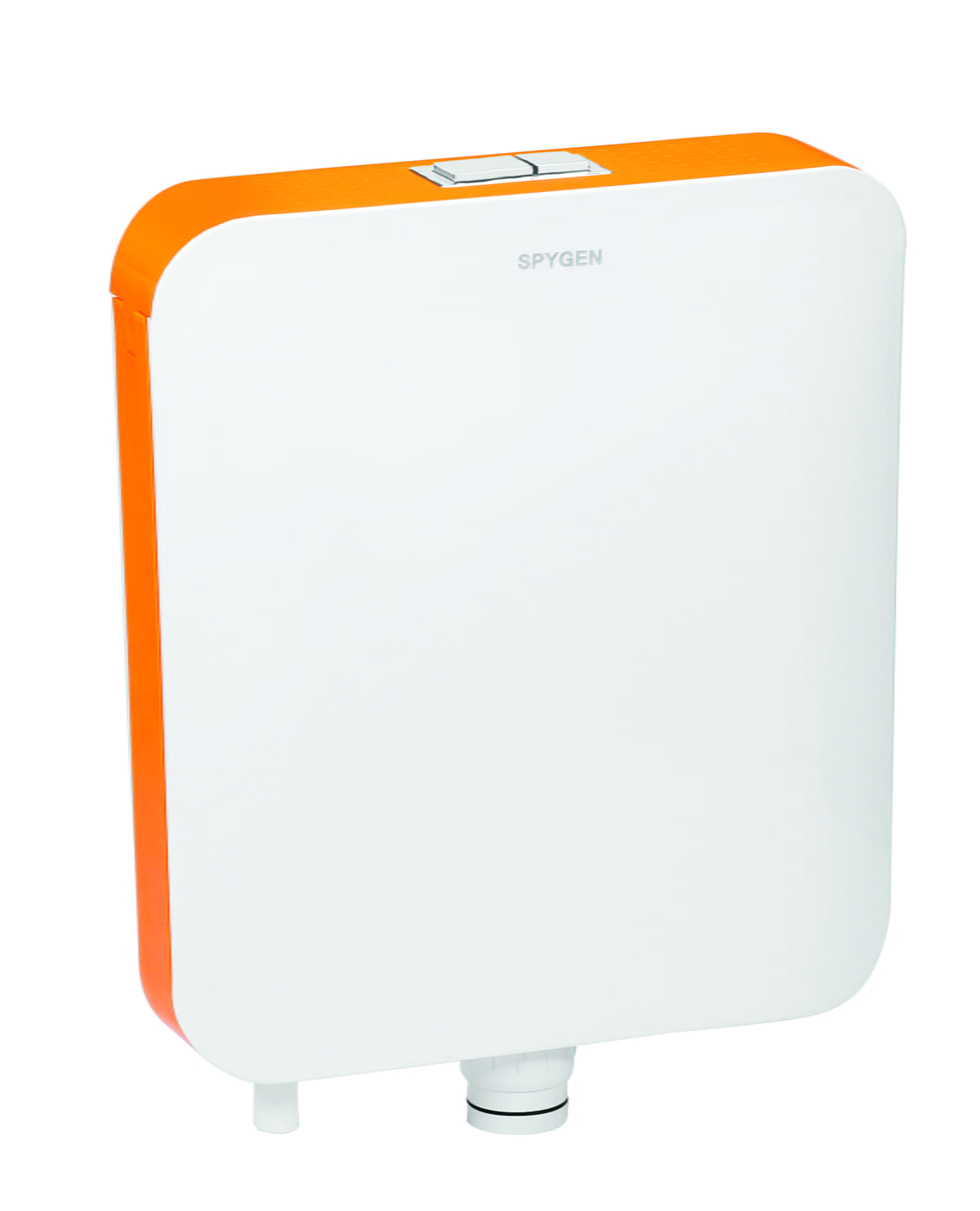 PVC FLUSH TANK CISTERN JUPITER DUAL WHITE AND ORANGE FLUSH TANK