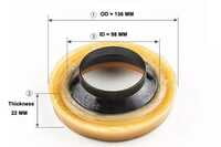 Toilet Bowl Rubber Gasket Wax Ring for Floor Mount WAX SEAL