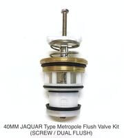 Screw Type Dual 40mm (1.5") Jaquar Type Metropole Flush Valve Kit | Piston Set / PE- 1083