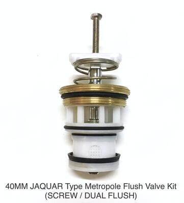 Screw Type Dual 40mm (1.5") Jaquar Type Metropole Flush Valve Kit | Piston Set / PE- 1083