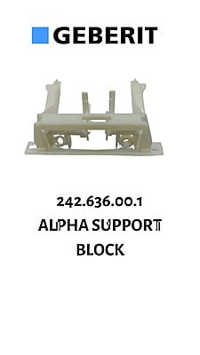 GEBERIT ALPHA CONCEAL TANK FLUSH PLATE SUPPORT BLOCK ALPHA SUPPORT BLOCK