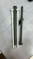 SIAMP FLUSH TANK FLUSH PLATE MOUNTING ROD AND PUSHER ROD SET OF 2 SIAMP FLUSH TANK FLUSH PLATE MOUNTING ROD AND PUSHER ROD SET OF 2