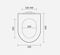 HINDWARE ESSENCE NEO WM TOILET SEAT COVER LID SLOWFALL PART CODE PE:H 517047 PP SW HINDWARE ESSENCE NEO WM TOILET SEAT COVER LID SLOWFALL PART CODE PE:H 517047 PP SW