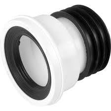 WC-PAN-Connector-Straight LENGTH 125MM DIA 110MM MATERIAL PLASTIC COLOUR WHITE PARTCODE V62245