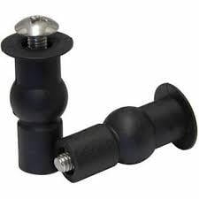 TOILET SEAT COVER HINGES TOP FIXING BOLT BLACK COLOUR FOR 1PC AND 2PC TOILET TOILET SEAT COVER HINGES TOP FIXING BOLT BLACK COLOUR FOR 1PC AND 2PC TOILET