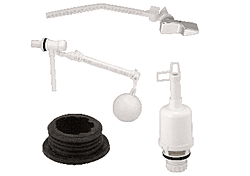 CERA MODEL SLEEK PVC FLUSH TANK INTERNAL FULL FITTINGS KIT