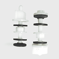 PARRYWARE TWO PIECE Coupled closet fixing bolt pair Delrin PVC Premium Quality PARRYWARE TWO PIECE Coupled closet fixing bolt pair Delrin PVC Premium Quality