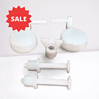 HINDWARE Toilet Seat cover Hinges Kit for Premium Seat Cover WH PARTCODE PE-H 501765 HINDWARE Toilet Seat cover Hinges Kit for Premium Seat Cover WH PARTCODE PE-H 501765